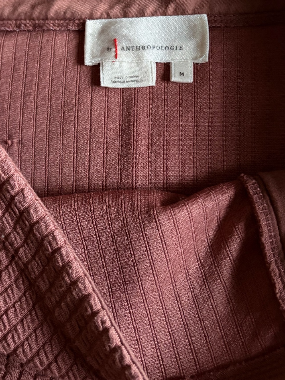 Anthropologie Lace-Up Knit Mini Skirt in Dusty Rose - Picture 6 of 6